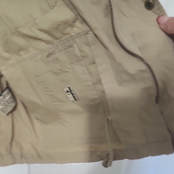 Weekenders Tan Military Field Jacket Utility Style - Picture 7 of 7